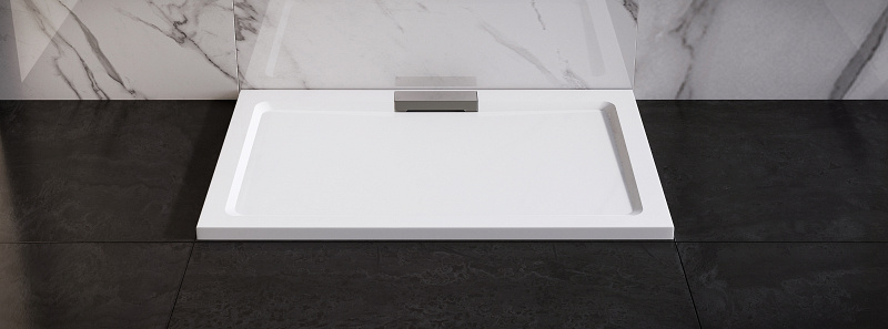 PETRA Öntött műmávány zuhanytálca 90cm x 140cm