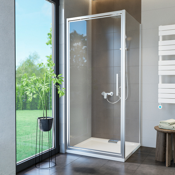 OPTIDOOR zuhanyfal 6mm 90x195cm króm